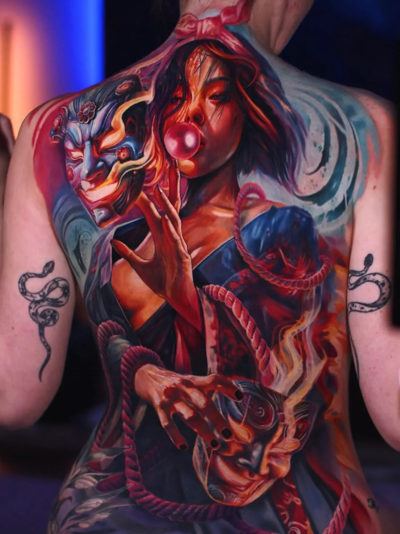 Detailed realistic tattoo by Alex666cold — international tattoo artist