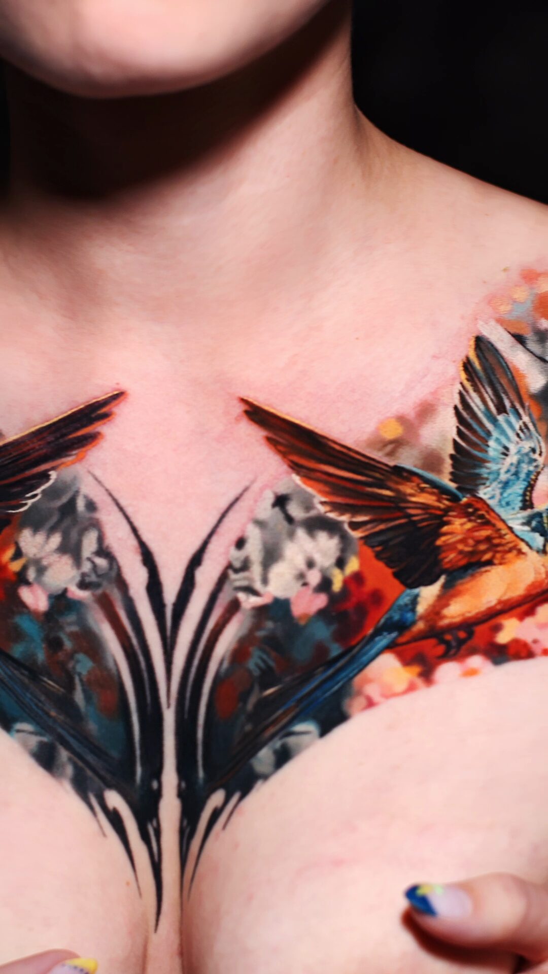 Blizna po laserze przed cover up – tatuaż na bliźnie, zakrycie blizny